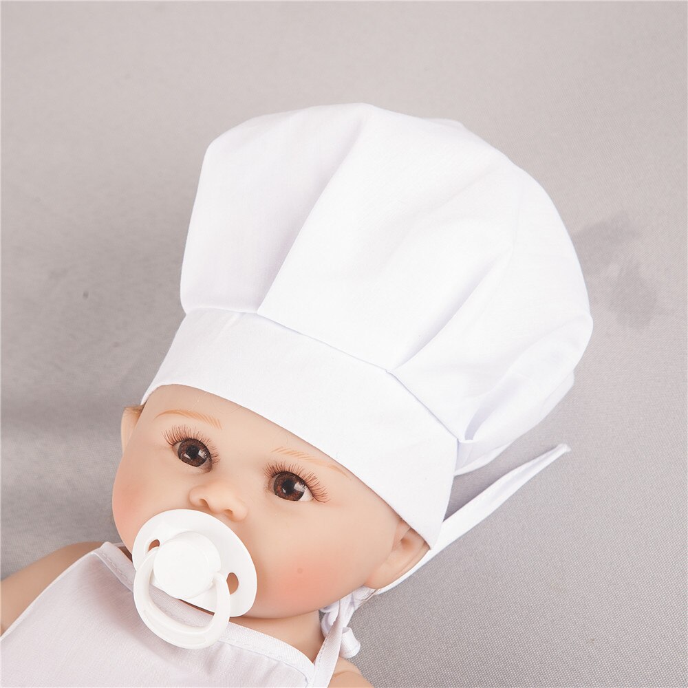 Baby Chef Apron Hat for Kids Costumes Chef Baby Cook Costume Newborn Photography Prop Newborn Hat Apron